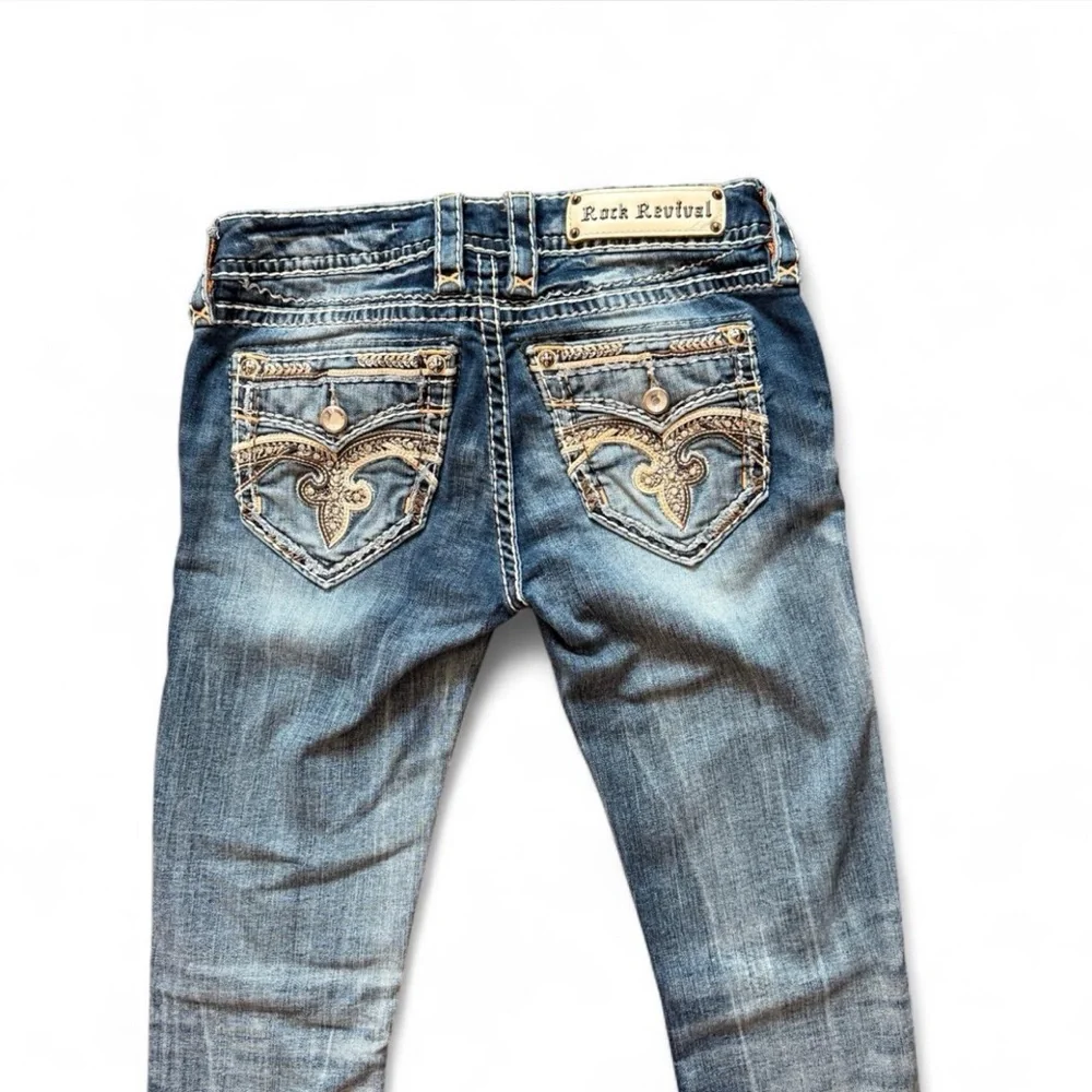 Y2K Rock Revival Denim Jeans - Picture 3 of 5